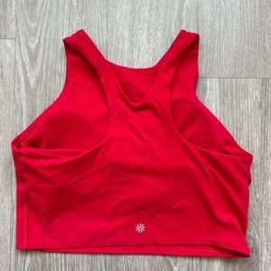 Athleta Red Conscious Crop - SIZE M